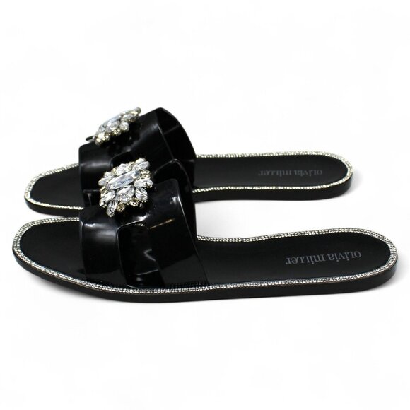 Olivia Miller Women S Kai Jelly Sandals - Black - Picture 6 of 8